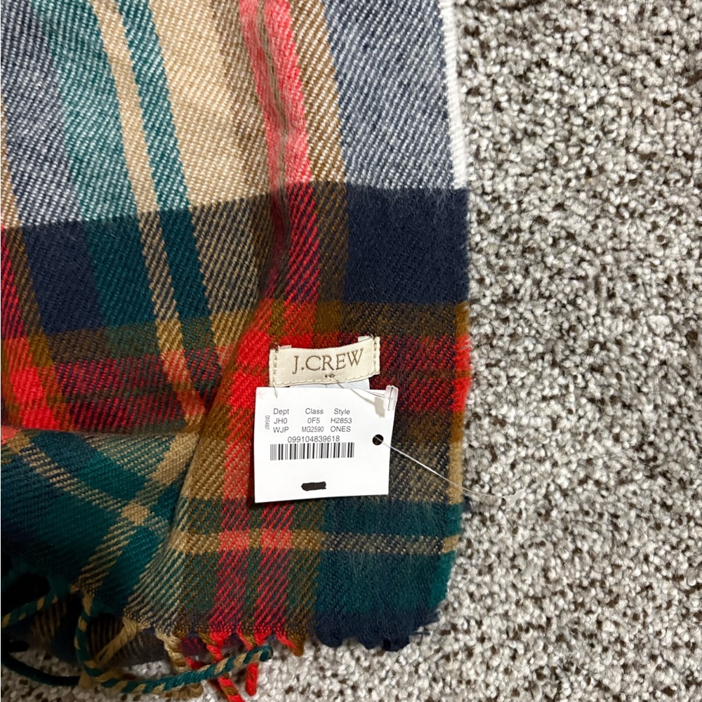 J. Crew Multicolor Plaid Scarf - Picture 8 of 13